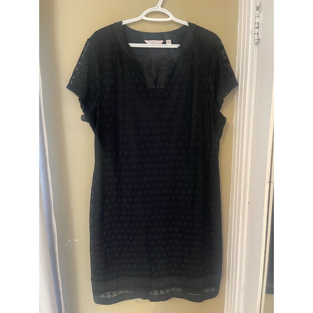 Isaac Mizrahi Live! Black Boho Dress - Size XL